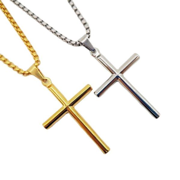 pendant necklaces well polished stainless steel cross necklace religious christian praying neckklace elegant jewelry women, Silver
pendant necklaces well polished stainless steel cross necklace religious christian praying neckklace elegant jewelry women, Silver