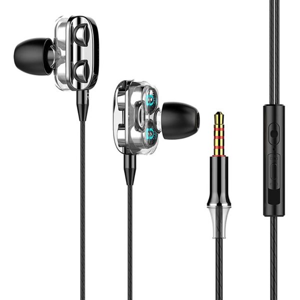 headphones & earphones a4 3.5mm wired earphone dual driver bass stereo in-ear sports waterproof four-loud speaker for mp3 smartphone
headphones & earphones a4 3.5mm wired earphone dual driver bass stereo in-ear sports waterproof four-loud speaker for mp3 smartphone