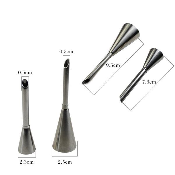 cake tools 2pcs cream icing piping nozzle tip stainless steel puff set pastry decor gift sugarcraft decorating tool zh057
cake tools 2pcs cream icing piping nozzle tip stainless steel puff set pastry decor gift sugarcraft decorating tool zh057