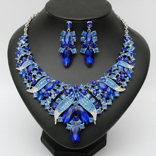 earrings & necklace luxury statement leaves necklaces bridal wedding jewelry sets costume accessories for bridesmaid women gift, Silver
earrings & necklace luxury statement leaves necklaces bridal wedding jewelry sets costume accessories for bridesmaid women gift, Silver