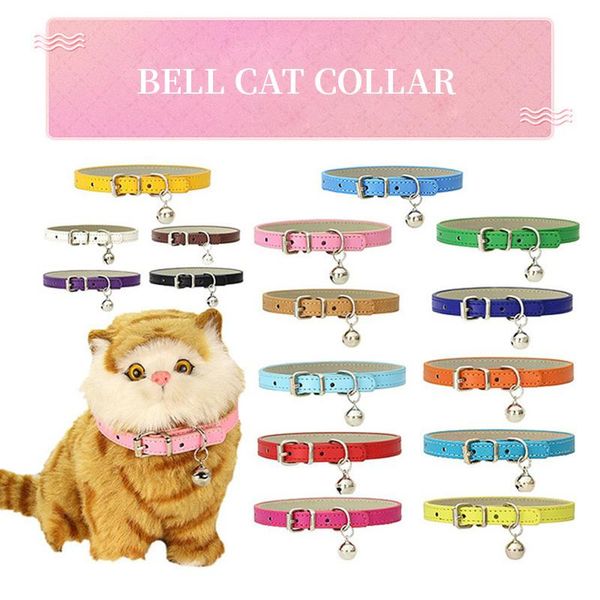 cat collars & leads pet collar cute pu little bell adjustable suitable for small cats and dogs fashion products accessories
cat collars & leads pet collar cute pu little bell adjustable suitable for small cats and dogs fashion products accessories