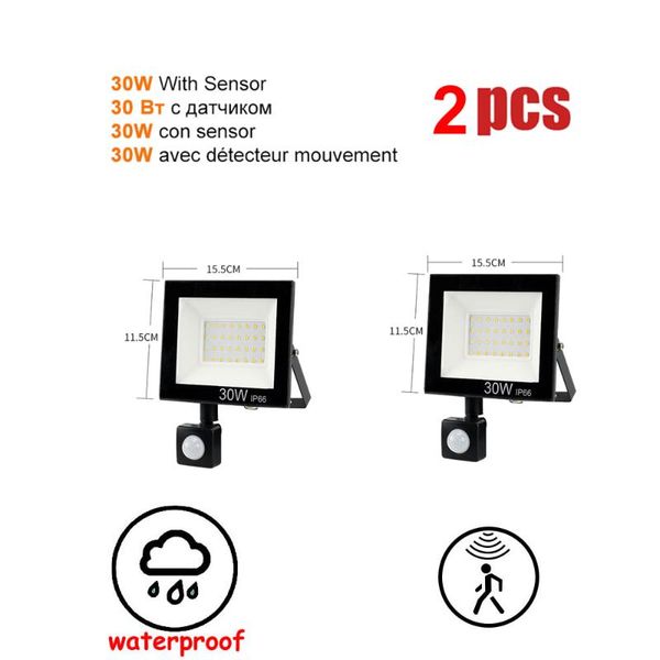 floodlights 1-2pcs 220v 10-100w led floodlight spotlight exterior street wall reflector light pir motion sensor ip65 waterproof garden l
floodlights 1-2pcs 220v 10-100w led floodlight spotlight exterior street wall reflector light pir motion sensor ip65 waterproof garden l