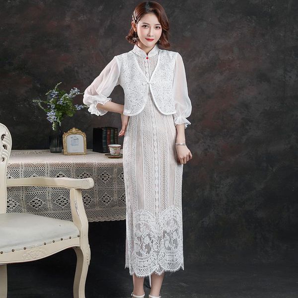 ethnic clothing party vintage costume ballgown cheongsam chinese 2021 lace evening dress, Red
ethnic clothing party vintage costume ballgown cheongsam chinese 2021 lace evening dress, Red