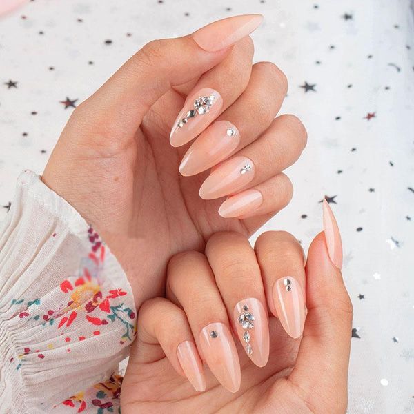 false nails 24pcs artificial with glue temperament style water drop fake nail glittering diamond decor press on, Red;gold
false nails 24pcs artificial with glue temperament style water drop fake nail glittering diamond decor press on, Red;gold