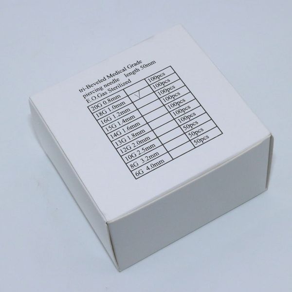 100pcs piercing needles surgical steel 12g14g disposable body piercing needles gas sterilized permanent makeup tattoo needles
100pcs piercing needles surgical steel 12g14g disposable body piercing needles gas sterilized permanent makeup tattoo needles