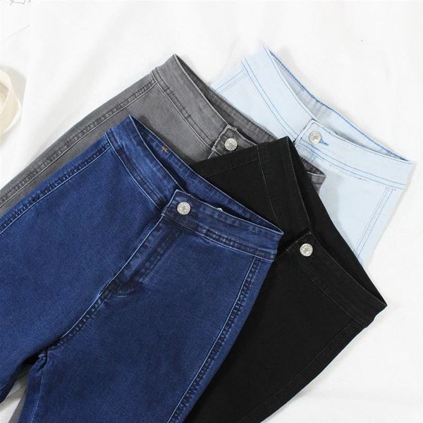 women's jeans autumn european and american style minimalist basic stretch slimming tight high waist cropped for women skinny, Blue
women's jeans autumn european and american style minimalist basic stretch slimming tight high waist cropped for women skinny, Blue