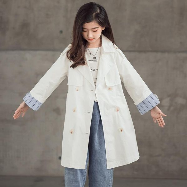 coat girl medium long british windbreaker children spring autumn overcoat double breasted trench for teenager 14 years old 170cm, Blue;gray
coat girl medium long british windbreaker children spring autumn overcoat double breasted trench for teenager 14 years old 170cm, Blue;gray