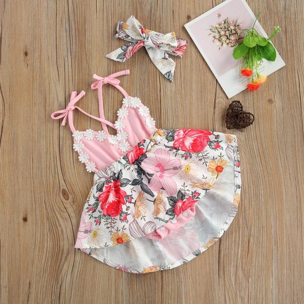 girl's dresses 2pcs baby summer outfit, floral lace-up v-neck sleeveless backless strappy romper + hairband for toddler girls, 0-24 mon, Red;yellow
girl's dresses 2pcs baby summer outfit, floral lace-up v-neck sleeveless backless strappy romper + hairband for toddler girls, 0-24 mon, Red;yellow