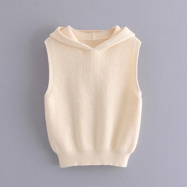 2021 beige new hooded knitted women vintage preppy sleeveless vest woman winter sweater casual pullover j4i4 qyls, White;black 
2021 beige new hooded knitted women vintage preppy sleeveless vest woman winter sweater casual pullover j4i4 qyls, White;black