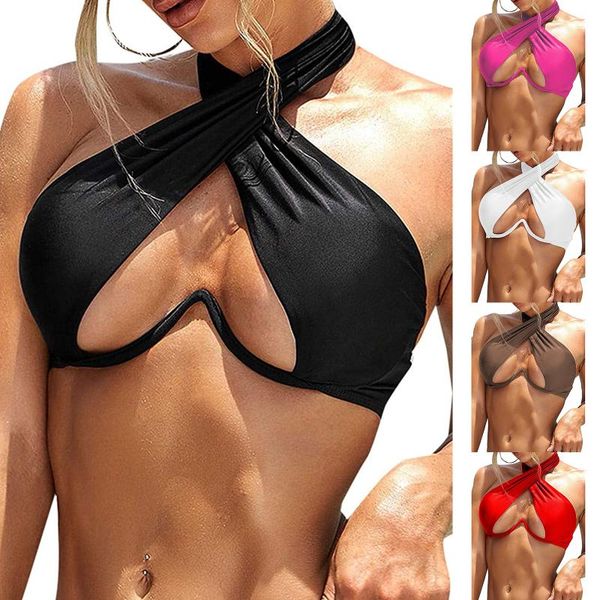 women's swimwear summer women multi-purpose hanging neck swimsuit with removable shoulder strap solid color fashion s l, White;black
women's swimwear summer women multi-purpose hanging neck swimsuit with removable shoulder strap solid color fashion s l, White;black