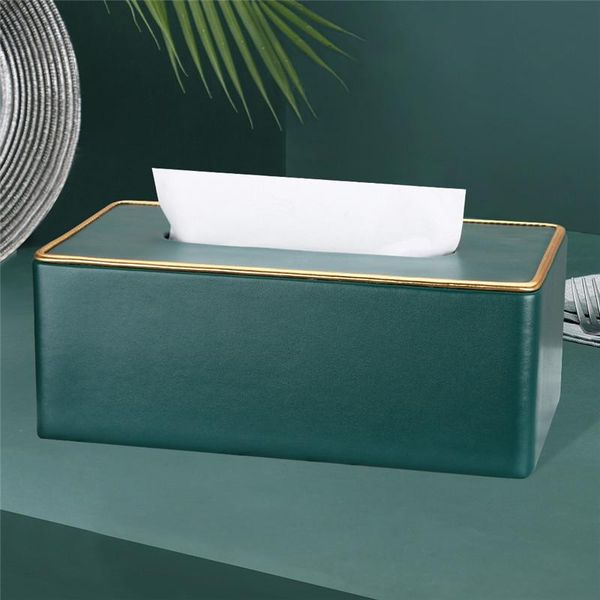 tissue boxes & napkins leather box luxury dark green gold plated napkin holder paper dispenser home living room office decoration
tissue boxes & napkins leather box luxury dark green gold plated napkin holder paper dispenser home living room office decoration