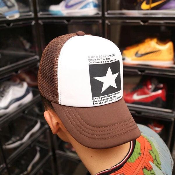 summer mesh breathable baseball caps for men women fashionable star cartoon pattern outdoor adjustable sunscreen sun hats, Blue;gray
summer mesh breathable baseball caps for men women fashionable star cartoon pattern outdoor adjustable sunscreen sun hats, Blue;gray