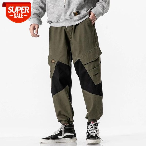 New Japanese Style Casual Color Panelled Men's Jogger Harem Pants Fashion Cotton Cargo Trousers Big Size Streetwear #BE7U, Black
New Japanese Style Casual Color Panelled Men's Jogger Harem Pants Fashion Cotton Cargo Trousers Big Size Streetwear #BE7U, Black