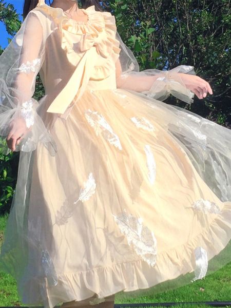 dressed in korean fashion, japanese style, super fairy skirt, summer dress, beautiful mesh bow, soft lolita feather, kawaii dress onxi, Black;gray
dressed in korean fashion, japanese style, super fairy skirt, summer dress, beautiful mesh bow, soft lolita feather, kawaii dress onxi, Black;gray