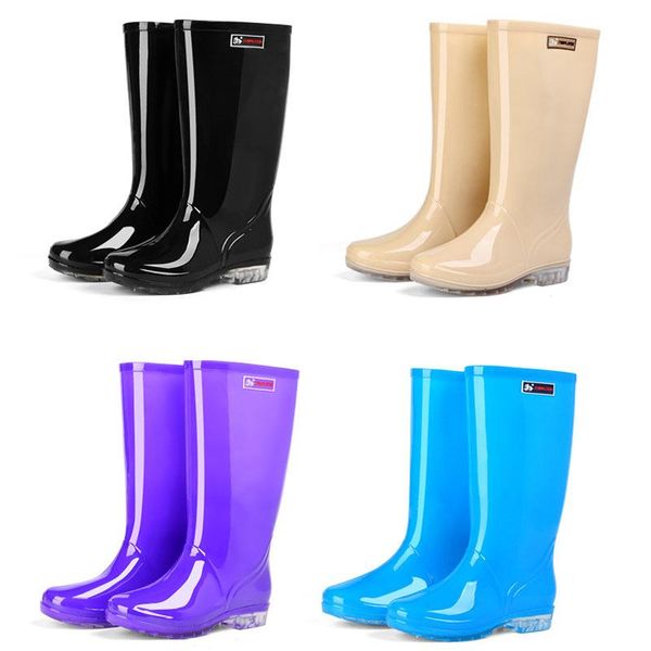 boots womens rain pvc rubber waterproof knee high antiskid female rainboots ourdoor raining day wear garden work shoes, Black
boots womens rain pvc rubber waterproof knee high antiskid female rainboots ourdoor raining day wear garden work shoes, Black