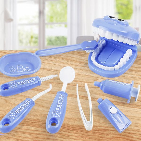 9-piece set children simulation dentist play toys set parent-child interaction simulation dentist toys suit pretend toys for kid
9-piece set children simulation dentist play toys set parent-child interaction simulation dentist toys suit pretend toys for kid