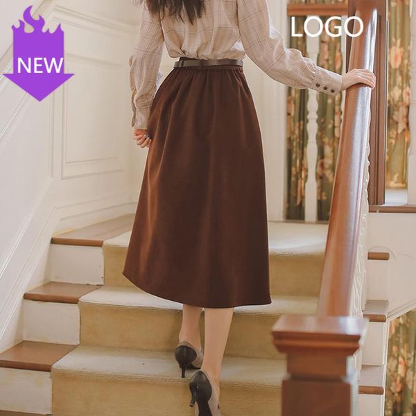 skirts breasted a-line pleated skirt with belt black brown fall 2021 japan style sweet women's winter casual elastic waist
skirts breasted a-line pleated skirt with belt black brown fall 2021 japan style sweet women's winter casual elastic waist