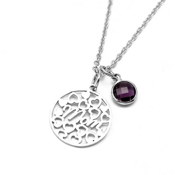 pendant necklaces fashion letter mom heart shape crystal necklace stainless steel mother's day gift mama jewelry wholesale, Silver
pendant necklaces fashion letter mom heart shape crystal necklace stainless steel mother's day gift mama jewelry wholesale, Silver