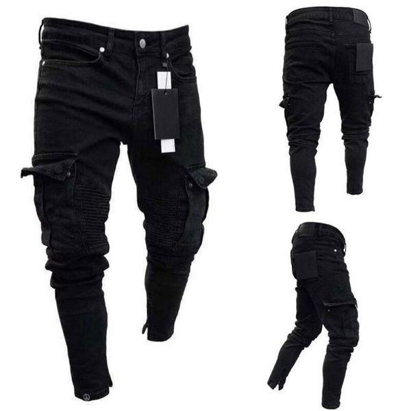 fashion black jean men denim skinny biker jeans destroyed frayed slim fit pocket cargo pencil pants plus size s-3xl, Blue
fashion black jean men denim skinny biker jeans destroyed frayed slim fit pocket cargo pencil pants plus size s-3xl, Blue