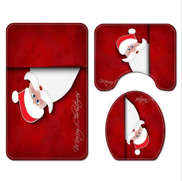 bath accessory set 3pcs/set flannel christmas santa claus snowman print carpet 45*75cm bathroom floor cover
bath accessory set 3pcs/set flannel christmas santa claus snowman print carpet 45*75cm bathroom floor cover