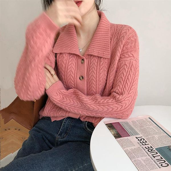 women's knits & tees vintage turn-down collar women cardigan jacket korean version spring autumn long sleeve slim knitted 6 colors, White
women's knits & tees vintage turn-down collar women cardigan jacket korean version spring autumn long sleeve slim knitted 6 colors, White