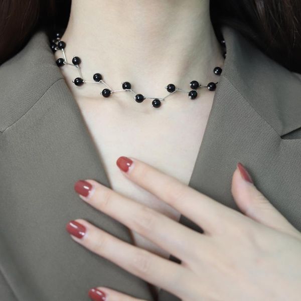 chains trendy elegance statement short necklace charm pearl bead choker for women clavicle chain bridal wedding jewelry, Silver
chains trendy elegance statement short necklace charm pearl bead choker for women clavicle chain bridal wedding jewelry, Silver