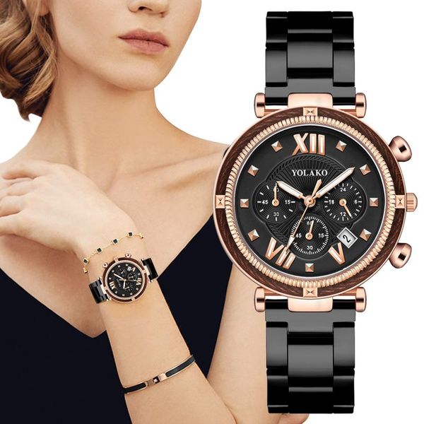 wristwatches female watch yolako ladies quartz leather band v strap bracelet analog wristwatch dames horloge 03*, Slivery;brown
wristwatches female watch yolako ladies quartz leather band v strap bracelet analog wristwatch dames horloge 03*, Slivery;brown