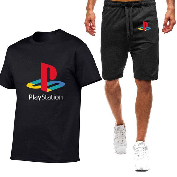 men's tracksuits summer fashion playstation print casual sportswear clothing suit fitness sports short-sleeved t-shirt + short 2-piece, Gray
men's tracksuits summer fashion playstation print casual sportswear clothing suit fitness sports short-sleeved t-shirt + short 2-piece, Gray