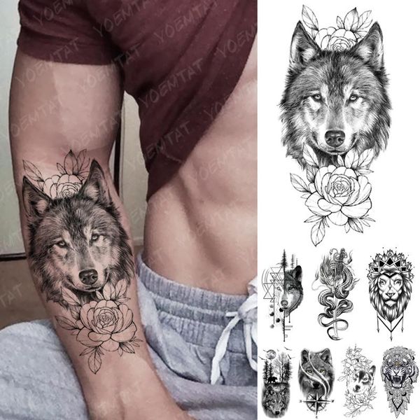 temporary tattoos waterproof tattoo sticker geometric wolf dragon lion forest tiger body art arm fake sleeve tatoo women men
temporary tattoos waterproof tattoo sticker geometric wolf dragon lion forest tiger body art arm fake sleeve tatoo women men