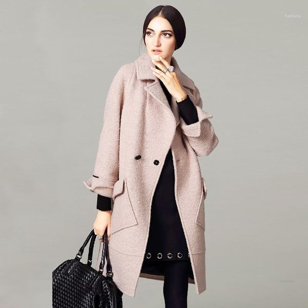 women's trench coats 2021 brand women winter coat loose long wool female buckle solid overcoat abrigos mujer wide-waisted, Tan;black
women's trench coats 2021 brand women winter coat loose long wool female buckle solid overcoat abrigos mujer wide-waisted, Tan;black