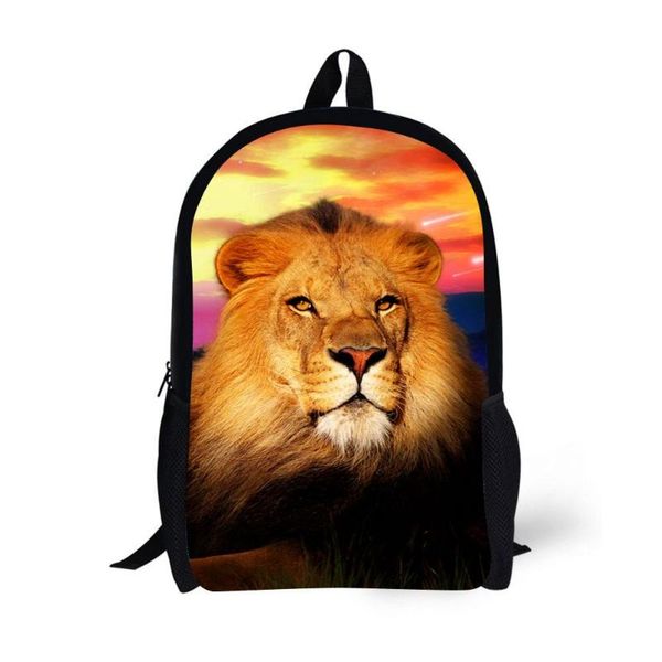 backpack lion printing children school bags for teenager boys girls 17 inch backpacks lapmochila bag
backpack lion printing children school bags for teenager boys girls 17 inch backpacks lapmochila bag