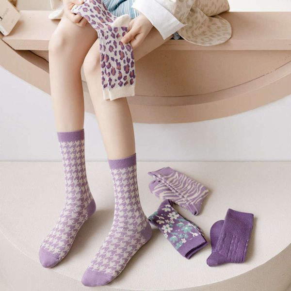 purple autumn winter style combed cotton, Black;white
purple autumn winter style combed cotton, Black;white