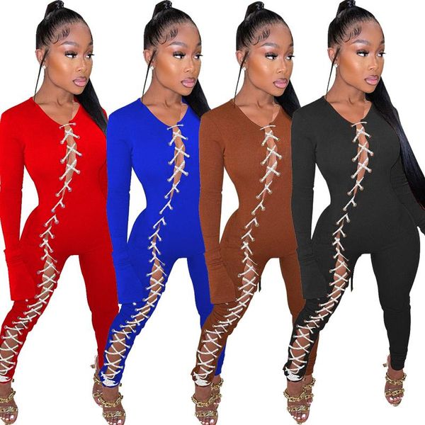 women's jumpsuits & rompers zkyzwx long sleeve hollow out bandage bodycon womens jumpsuit elegance fitness one piece club birthday outf, Black;white
women's jumpsuits & rompers zkyzwx long sleeve hollow out bandage bodycon womens jumpsuit elegance fitness one piece club birthday outf, Black;white