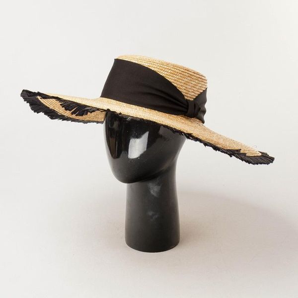wide brim hats spring and summer hair whisker edge ribbon decoration straw flat hat big eaves beach shade, Blue;gray
wide brim hats spring and summer hair whisker edge ribbon decoration straw flat hat big eaves beach shade, Blue;gray