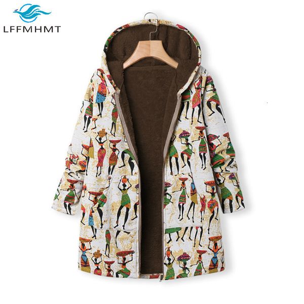 2021 new women spring fashion cartoon folk style vintage print thick coat lady casual large fleece warm hooded cotton padded jacket plhc, Black
2021 new women spring fashion cartoon folk style vintage print thick coat lady casual large fleece warm hooded cotton padded jacket plhc, Black