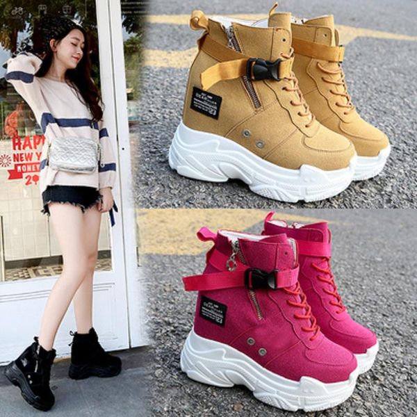 boots 2021 autumn women's shoes wild increase sports short casual thick-soled sponge cake, Black
boots 2021 autumn women's shoes wild increase sports short casual thick-soled sponge cake, Black