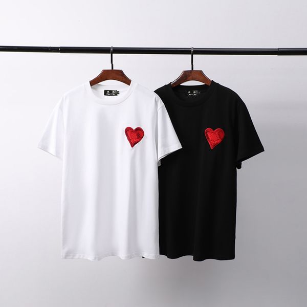 2021 new summer men t-shirt breathable cotton tshirt embroidery heart tshirts streetwear hip hop casual qx8q, White;black
2021 new summer men t-shirt breathable cotton tshirt embroidery heart tshirts streetwear hip hop casual qx8q, White;black