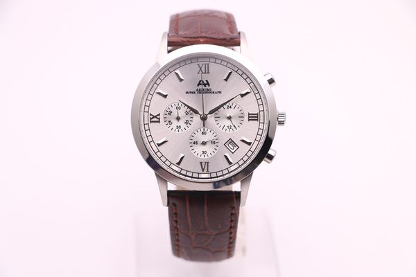brand new aehibo quartz battery men watch watches 43mm white dial chronograph hardlex mens wristwatches brown leather strap pin bucklet, Slivery;brown
brand new aehibo quartz battery men watch watches 43mm white dial chronograph hardlex mens wristwatches brown leather strap pin bucklet, Slivery;brown