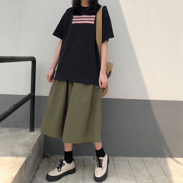 skirts 2colors 2021 summer vintage breif style long safari solid color high waist a line womens (x391), Black
skirts 2colors 2021 summer vintage breif style long safari solid color high waist a line womens (x391), Black