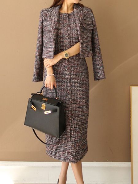 two piece dress zawfl - women's two piece set, tweed wool jacket, plaid collar, coat + sleeveless vest, winter suit, White
two piece dress zawfl - women's two piece set, tweed wool jacket, plaid collar, coat + sleeveless vest, winter suit, White