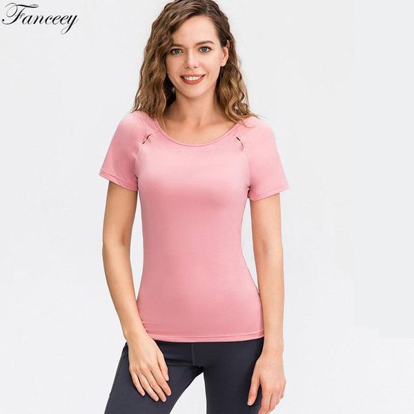 fanceey short sleeve sports gym women yoga shirt seamless gym women fitness sport shirt mesh female workout sportswear, White;red
fanceey short sleeve sports gym women yoga shirt seamless gym women fitness sport shirt mesh female workout sportswear, White;red