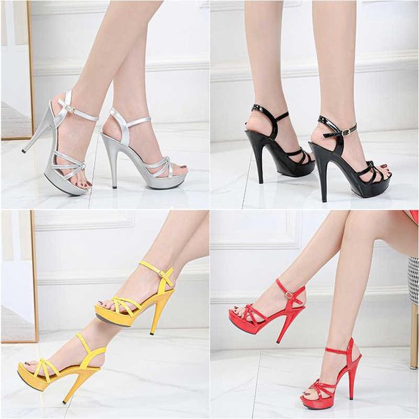 dress shoes summer 2021 one line sandals for women 13cm versatile net red high heels, Black
dress shoes summer 2021 one line sandals for women 13cm versatile net red high heels, Black