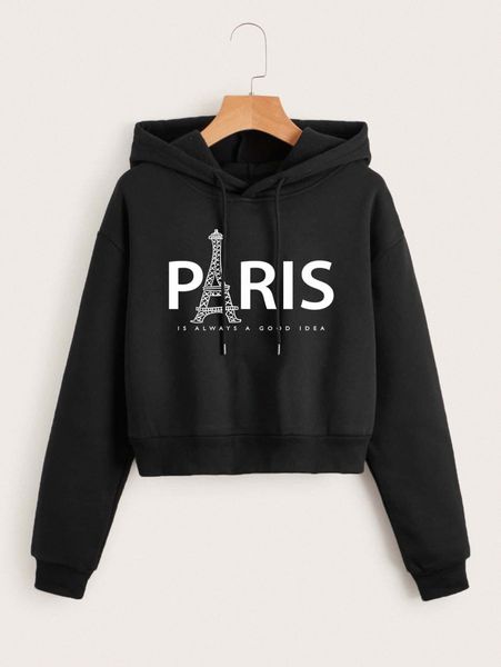 eiffel tower & slogan graphic drop shoulder drawstring thermal lined hoodie 32iu#, White;black
eiffel tower & slogan graphic drop shoulder drawstring thermal lined hoodie 32iu#, White;black