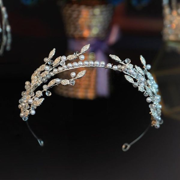 hair clips & barrettes fashion silver color wedding crown women tiara crystal pearls jewelry handmade bridal accessories hairband, Golden;silver
hair clips & barrettes fashion silver color wedding crown women tiara crystal pearls jewelry handmade bridal accessories hairband, Golden;silver