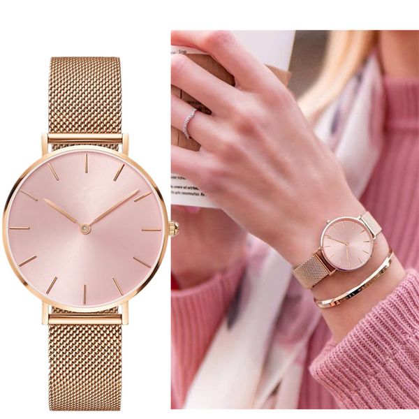 reloj femenino luxury fashion watches pink face women rose gold watch 32mm lady quartz dress elegant female clock womens orologio, Slivery;brown
reloj femenino luxury fashion watches pink face women rose gold watch 32mm lady quartz dress elegant female clock womens orologio, Slivery;brown