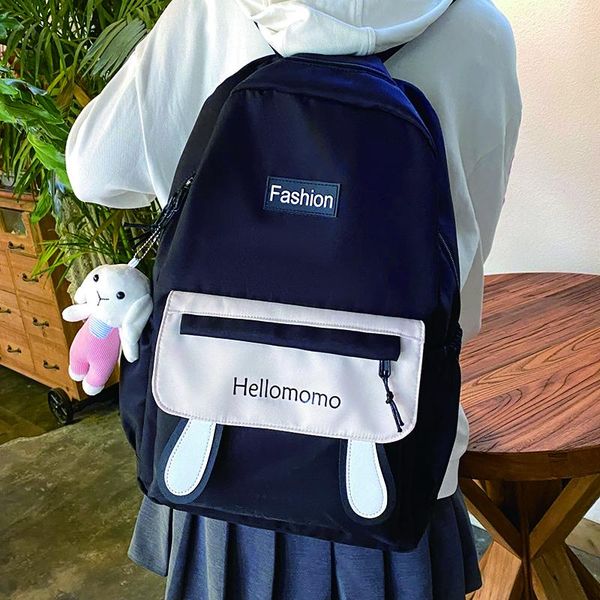 school bags cute women bag for girls student large capacity backpack black nylon bookbag lady anti theft rucksack mochila
school bags cute women bag for girls student large capacity backpack black nylon bookbag lady anti theft rucksack mochila