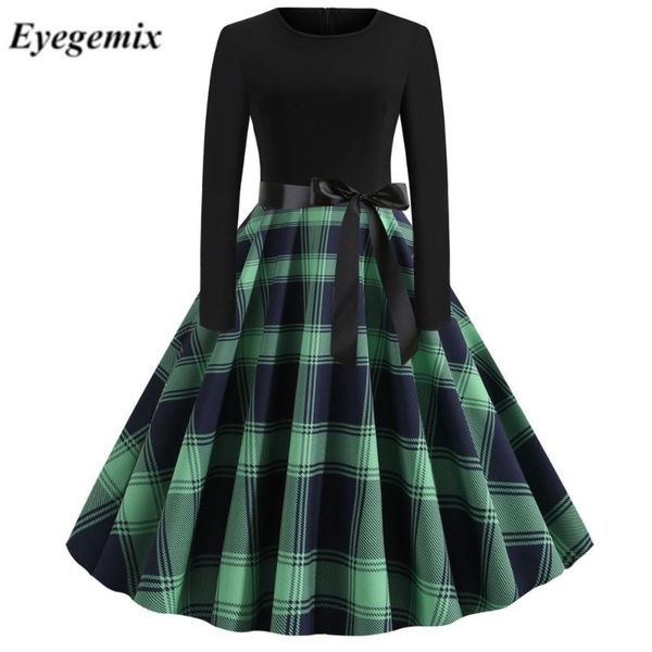 casual dresses plaid print dress vintage women long sleeve 50s 60s elegant vestido 2021 autumn winter robe femme party pin up black, Black;gray
casual dresses plaid print dress vintage women long sleeve 50s 60s elegant vestido 2021 autumn winter robe femme party pin up black, Black;gray