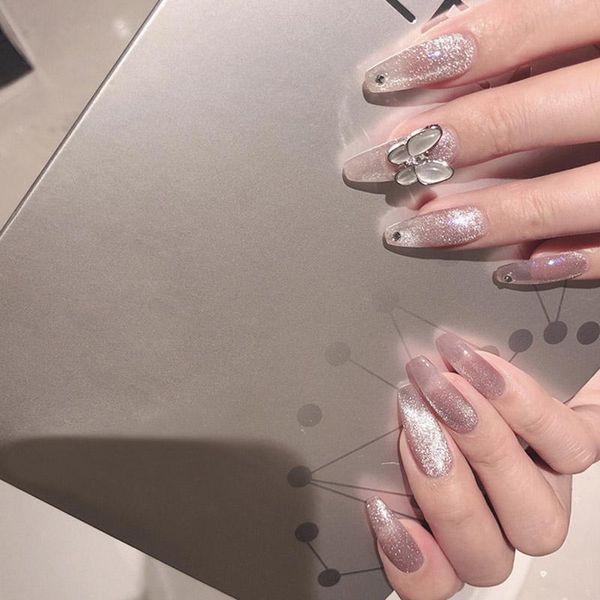 nail art kits 24pcs fake nails design with butterfly decoration wear finished acrylic oval head mid-length size products
nail art kits 24pcs fake nails design with butterfly decoration wear finished acrylic oval head mid-length size products