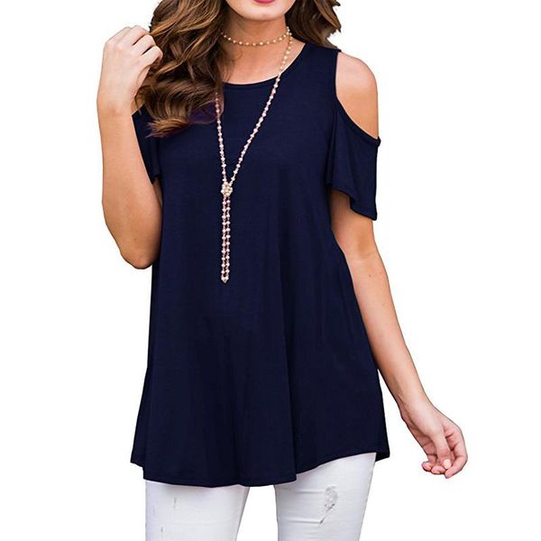 summer shirts women and blouses navy plus size 3xl off shoulder short sleeves o-neck clothing for ladies blusas female, White
summer shirts women and blouses navy plus size 3xl off shoulder short sleeves o-neck clothing for ladies blusas female, White