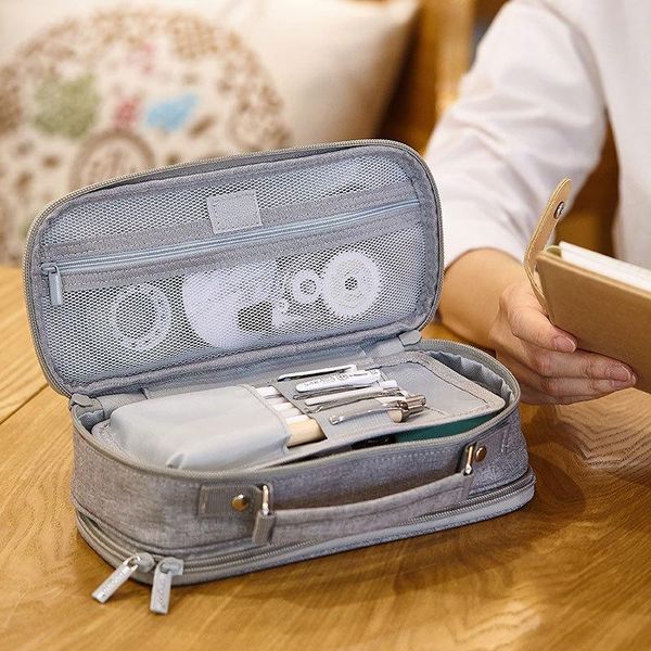 pencil bags portable canvas case, five-layer large-capacity school stationery box, multifunctional cosmetic bag storage
pencil bags portable canvas case, five-layer large-capacity school stationery box, multifunctional cosmetic bag storage